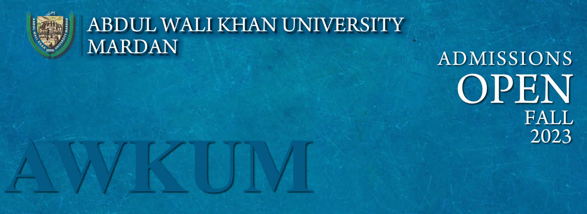 AWKUM – Welcome To Abdul Wali Khan University Mardan